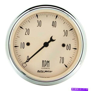 ^R[^[ 1898AeB[Nx[WGARAC_bV^R[^[Q[W AutoMeter 1898 Antique Beige Air-Core In-Dash Tachometer Gauge