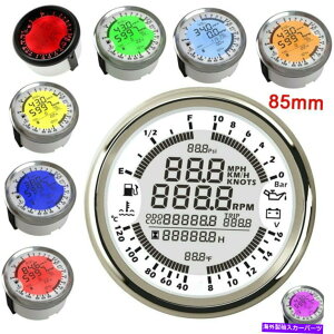 タコメーター 6IN1多機能GPSスピードメータータコメーターゲージ水温燃料レベルメーター 6in1 Multi-Function GPS Speedometer Tachometer Gauge Water Temp Fuel Level Meter