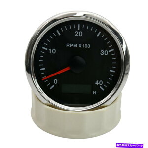 ^R[^[ 85mmfW^^R[^[{[gQ[W0-4000rpm w/ hourmeterhԃ} 85mm Digital Tachometer Boat Gauge 0-4000RPM W/ Hourmeter Waterproof Car Marine