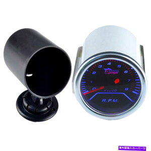 ^R[^[ 2 "52mmԂ̉led led^`^R[^[Q[W[^[_C +|bhz_[ 2" 52mm Car Smoke Len LED Tacho Tachometer Gauge Meter Dial + Pod Holder