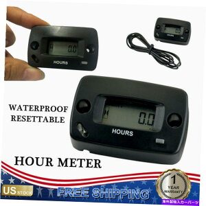 ^R[^[ I[goCphē͉\ȃfW^ԃ[^[ATVS DIRTBIKES SUZUKI Waterproof Resettable Digital Hour Meter for Motorcycles ATVs Dirtbikes SUZUKI