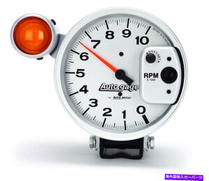^R[^[ I[g[^[233911Q[W^bN5 "10k rpmVtgCgVo[I[gQ[W Auto Meter 233911 Gauge Tach 5" 10k RPM Pedestal Shift-Lite Silver Auto Gage
