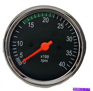 ^R[^[ 4000 rpm[^[I^l[^[쓮Q[W^R[^[80 mmN12 V 3 1/8 " 4000 RPM meter Alternator Driven Gauge Tachometer 80 mm chrome 12 V 3 1/8"