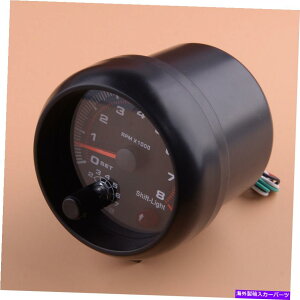 ^R[^[ 3.75 "0-8000RPM 12VubNJ[^R[^[Q[W^`[^[VtgCg 3.75" 0-8000RPM 12V Black Car Tachometer Gauge Tacho Meter Shift Light