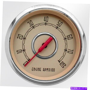 タコメーター 新しいヴィンテージUSA 37141-02ウッドワードシリーズ3 3/8 "タコメーターベージュ New Vintage USA 37141-02 Woodward Series 3 3/8" Tachometer Beige