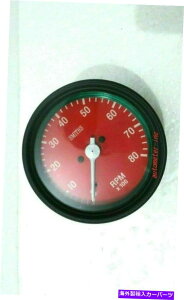 ^R[^[ X~XvJ85 mm^R[^[JjJbhtFCXubNx[ Smiths replica 85 mm Tachometer Mechanical Red Face Black Bezel
