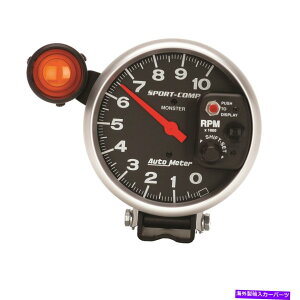 ^R[^[ Autometer 3904 Sport-CompX^[VtgCg^R[^[Q[WA5C`AdC AutoMeter 3904 Sport-Comp Monster Shift-Lite Tachometer Gauge, 5 in., Electrical