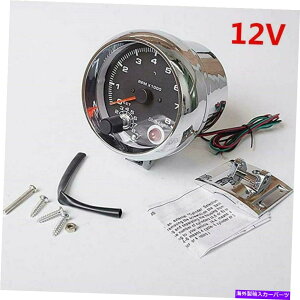 ^R[^[ ϋv3.75 "7colors LEDԃ^R[^[Q[W\0-8000 rpmVtgCg Durable 3.75" 7Colors LED Car Tachometer Gauge Adjustable 0-8000 RPM Shift-Light