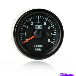 ^R[^[ 0-8000 rpm ledfBXvCjo[T2C`52mmdC^R[^[Q[W 2 inch 52mm Electrical Tachometer Gauge For 0-8000 RPM LED Display Universal
