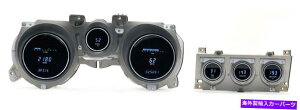 タコメーター ダコタデジタル71-73フォードマスタングゲージシステムセンターコンソールキットVFD3-71M-CNT-Z Dakota Digital 71-73 Ford Mustang Gauge System Center Console Kit VFD3-71M-CNT-Z