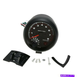 タコメーター ユニバーサルカーオートタチョRevカウンターゲージタコメーター +赤LED RPMライトM2H1 Universal Car Auto Tacho Rev Counter Gauge Tachometer + Red LED RPM Light M2H1