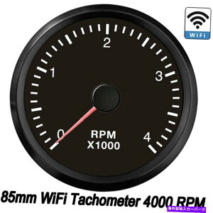 ^R[^[ 52mmwifi^R[^[4000 rpmQ[WvO\ȃfB[[ƃK\GW 52mm Car WiFi Tachometer 4000 RPM Gauge Programmable Diesel & Gasoline engine