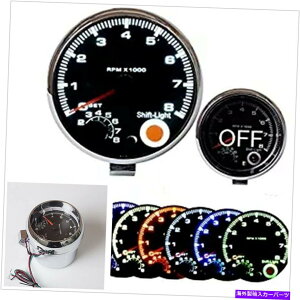 ^R[^[ 3.75 "95mmJ[gbN7 LEDJ[fW^^R[^[\0-8000 RPM DC12V 3.75" 95mm Car Truck 7 LED Color Digital Tachometer Adjustable 0-8000 RPM DC12V