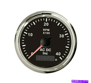 タコメーター デジタルエンジン時間の磁気ピックアップを備えた4000 rpmタコメーター 4000 RPM TACHOMETER WITH DIGITAL ENGINE HOURS MAGNETIC PICK-UP