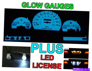 �^�R���[�^�[ 1991�N����1995�N�̃g���^�s�b�N�A�b�v�g���b�N2WD�̃^�b�N�O���[�Q�[�W�t�F�C�X + LED���C�Z���X�d���͂���܂��� No Tach Glow Gauge Face + LED License Bulb For 1991-1995 Toyota Pickup Truck 2WD