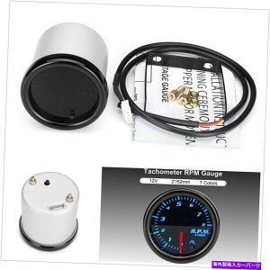 ^R[^[ jo[T2 "52mm 12V CAR SUV^R[^[^bNQ[W0-8000RPM 7COLOR LEDfBXvC Universal 2" 52mm 12V Car SUV Tachometer Tach Gauge 0-8000RPM 7Color LED Display