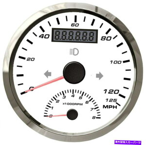 ^R[^[ 85mmfW^J[{[ggbNGPSXs[h[^[Q[W125mph w/^R[^[8000 rpm 85mm Digital Car Boat Truck GPS Speedometer Gauge 125MPH W/ Tachometer 8000 RPM