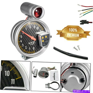 ^R[^[ jo[T5 "J[{X^CtFCX^R[^[^bNQ[W +VtgCg11k rpmXgbN Universal 5" Carbon Style Face Tachometer Tach Gauge + Shift Light 11K Rpm STOCK