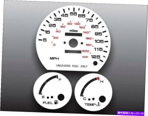 �^�R���[�^�[ 1989-1992�~���[�W���R���g�T�~�b�g�_�b�V���N���X�^�[�z���C�g�t�F�C�X�Q�[�W89-92 1989-1992 Mirage Colt Summit Dash Cluster White Face Gauges 89-92