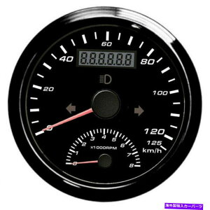 ^R[^[ 85mmjo[TfW^GPSXs[h[^[125km/hsQ[W^R[^[8000rpm 85mm Universal Digital GPS Speedometer 125KM/H Odometer Gauge Tachometer 8000RPM