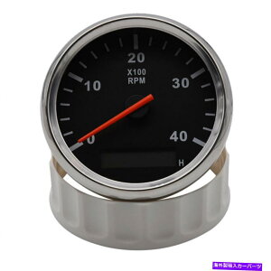 ^R[^[ 85mm}^R[^[{[gLCD^`[^[Q[W4000 rpm w/ hourmeter 12/ 24V 85mm Marine Tachometer Boat LCD Tacho Meter Gauge 4000 RPM w/ Hourmeter 12/24V