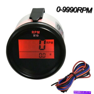 ^R[^[ 52mm}{[gfW^^R[^[Q[W0-9990RPM^`[^[GWA[[^[ 52mm Marine Boat Digital Tachometer Gauge 0-9990RPM Tacho Meter Engine Hourmeter