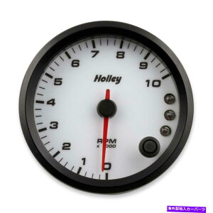 ^R[^[ Holley 26-617WAiOX^C̃^R[^[AA0-10KA3-3/8C` Holley 26-617W Analog-Style Tachometer, White, 0-10k, 3-3/8 Inch