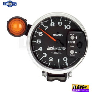 ^R[^[ 5 "^R[^[10,000 rpmVtgCgI[gQ[W - ubN 5" Pedestal Tachometer 10,000 RPM Memory Shift Light Auto Gage - Black