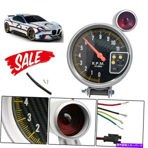 ^R[^[ jo[T5 "J[{t@Co[X^CtFCX^R[^[^bNQ[Ww/VtgCg11k rpm Universal 5" Carbon Fiber Style Face Tachometer Tach Gauge W/Shift Light 11K Rpm