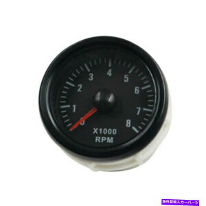 タコメーター 0-8(x1000)RPM LEDディスプレイユニバーサルの2 "52mm電気タコメーターゲージ 2" 52mm Electrical Tachometer Gauge For 0-8(x1000) RPM LED Display Universal