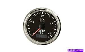 タコメーター デジタルエンジン時間のディーゼルオルタネーターを備えた4000 rpmタコメーター 4000 RPM TACHOMETER WITH DIGITAL ENGINE HOURS DIESEL ALTERNATOR
