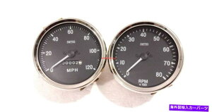 ^R[^[ X~XvJ100 mmXs[h[^[NbNCYkphƃ^R[^[b/c Smiths replica 100 mm speedometer clock wise kph and Tachometer B/C ME