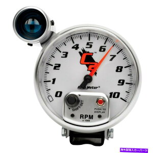 ^R[^[ C2V[Y5 "^R[^[Q[WWOVtgCgA0-10,000 rpm C2 Series 5" Pedestal Tachometer Gauge w External Shift-Lite, 0-10,000 RPM