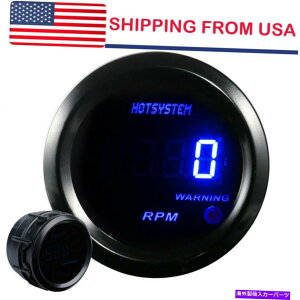^R[^[ 2 "52mmu[fW^LEDGbN0-9999 rpm^R[^[^`Q[WJ[[^[ 2" 52mm Blue Digital LED Elec 0-9999 RPM Tachometer Tacho Gauge Car Motor