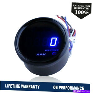 ^R[^[ 52mmu[fW^12V/0.3A LED ELEC 0-9999 RPM^R[^[Q[WubNlKeBu 52mm Blue Digital 12V/0.3A LED Elec 0-9999 RPM Tachometer Gauge Black-Negative