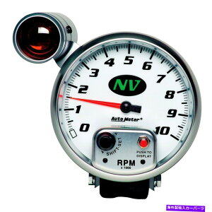 ^R[^[ NVV[Y5 "^R[^[Q[WWOVtgCgA0-10,000 rpm NV Series 5" Pedestal Tachometer Gauge w External Shift-Lite, 0-10,000 RPM