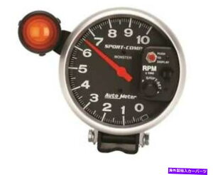 ^R[^[ I[g[^[5C`X|[cRvX^[^bNw/VtgCgP/N -3904 AUTO METER 5in Sport Comp Monster Tach w/Shift Light P/N - 3904
