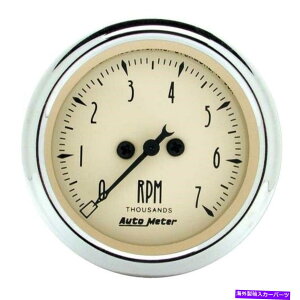 ^R[^[ 1897AeB[Nx[WGARAC_bV^R[^[Q[W AutoMeter 1897 Antique Beige Air-Core In-Dash Tachometer Gauge