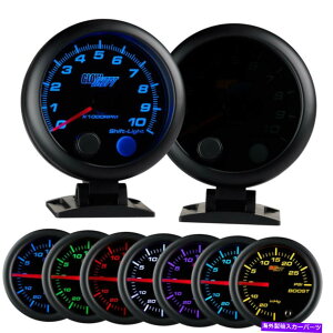 ^R[^[ 95mm Glowshift Smoked 7 Color LED Tacho RPM^R[^[Q[W[^[Lbg 95mm GLOWSHIFT SMOKED 7 COLOR LED TACHO RPM TACHOMETER GAUGE METER KIT