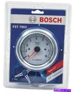 ^R[^[ Bosch FST 7903 3-3/8 "Sun Super Tach II^R[^[zCg/Nx[ Bosch FST 7903 3-3/8" Sun Super Tach II Tachometer White/Chrome Bezel