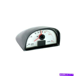 ^R[^[ XRbghCNC8AZ-17A326-W 65-70tH[ht[h}Eg^bNAzCg Scott Drake C8AZ-17A326-W 65-70 Ford Hood Mounted Tach, White