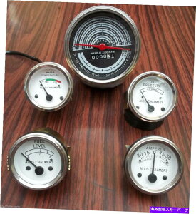 ^R[^[ Allis Chalmers D19fB[[ /KX^R[^[xRAvQ[WLbg Allis Chalmers D19 Diesel /Gas Tachometer Temp Oil Pressure Fuel Amp Gauge Kit