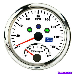 ^R[^[ 85mm̖hGPSXs[h[^[Q[W0-160mphŃ^R[^[0-8000rpm 85mm Waterproof GPS Speedometer Gauge 0-160MPH With Tachometer 0-8000RPM For Car
