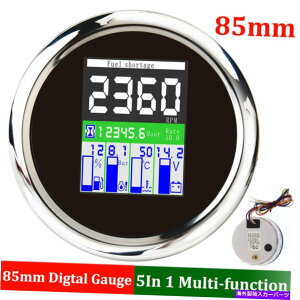 ^R[^[ 85mm@\Q[W[^[fW^GPSXs[h[^[IC̉ 85mm Multi-functional Gauge Meter Digital GPS Speedometer Water Temp Oil Pressur