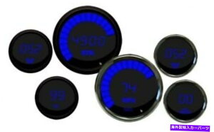 ^R[^[ Universal 6Q[WZbgƑMW Tach Blue LED Made in the USA IntellitronixI Universal 6 Gauge Set and senders w Tach Blue LED Made In The USA Intellitronix!