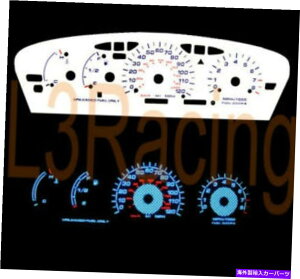 ^R[^[ 95-99lIMT W/TACHJ[{X^Co[Xu[GO[zCgQ[W 95-99 NEON MT w/Tach Carbon Style Reverse BLUE EL GLOW WHITE GAUGES