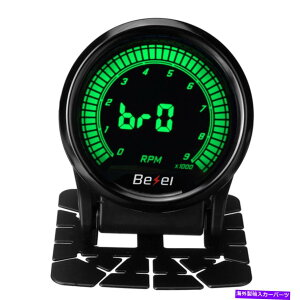 ^R[^[ 2 "52mm 10J[LEDfBXvC0-9000 rpm^R[^[^`Q[WJ[[^[ubN 2" 52mm 10 Color LED Display 0 - 9000 RPM Tachometer Tacho Gauge Car Meter Black