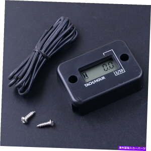 タコメーター デジタルrpmタック時間メータータコメーターゲージフィットフォーモトルサイクルダートバイク4stroke Digital RPM Tach Hour Meter Tachometer Gauge fit forMotorcycle Dirt Bike 4Stroke
