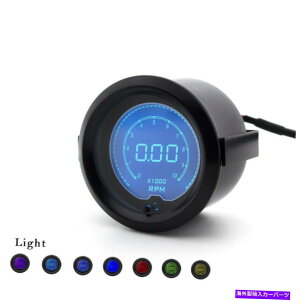 ^R[^[ 2 "52mmjo[TJ[G{7J[LCDfW^0-10000 rpm^R[^[Q[W[^[ 2" 52mm Universal Car EVO 7 Color LCD Digital 0-10000 RPM Tachometer Gauge Meter
