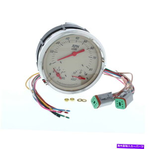 ^R[^[ Omega Kustom 5 "A8k rpm^R[^[Ax[WA3-N-1Q[W Omega Kustom 5", 8K RPM Tachometer, Beige, 3-N-1 Gauge